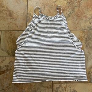 Striped Gray Lululemon Top